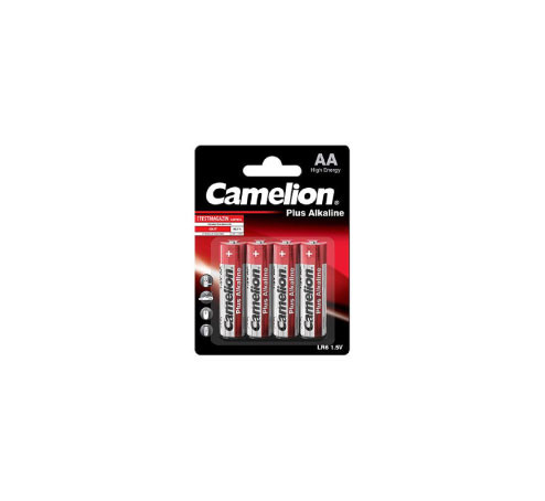 0028 Camelion Alkaline AA ელემენტი AA, 4ც შეკვრა LR6-BP4 - 4260033150028 — ელემენტები და ბატარეები